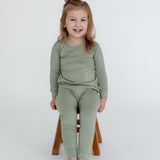 Two Piece Pajamas | Mineral Green