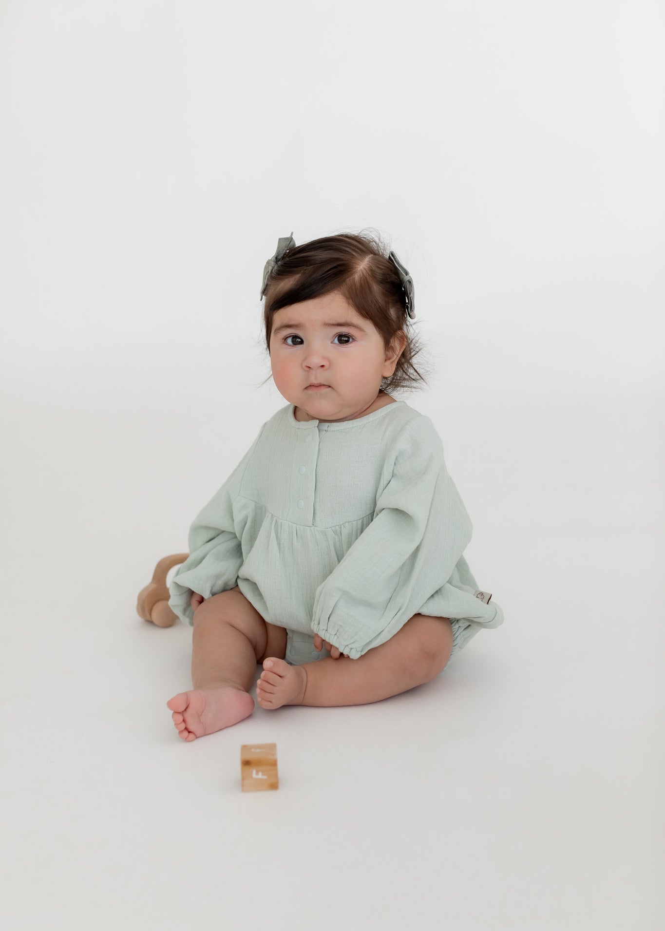 Remi Romper – Mineral Green | Remi & Capri