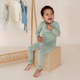 Two Piece Pajamas | Mineral Green