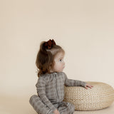 Zipper Sleeper | Cocoa Plaid