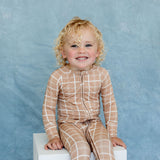 Zipper Sleeper | Sandy Horizon Plaid