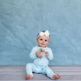 Zipper Sleeper | Tiny Blooms Ice