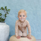 Zipper Sleeper | Sandy Horizon Plaid