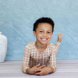 Two Piece Pajamas | Sandy Horizon Plaid