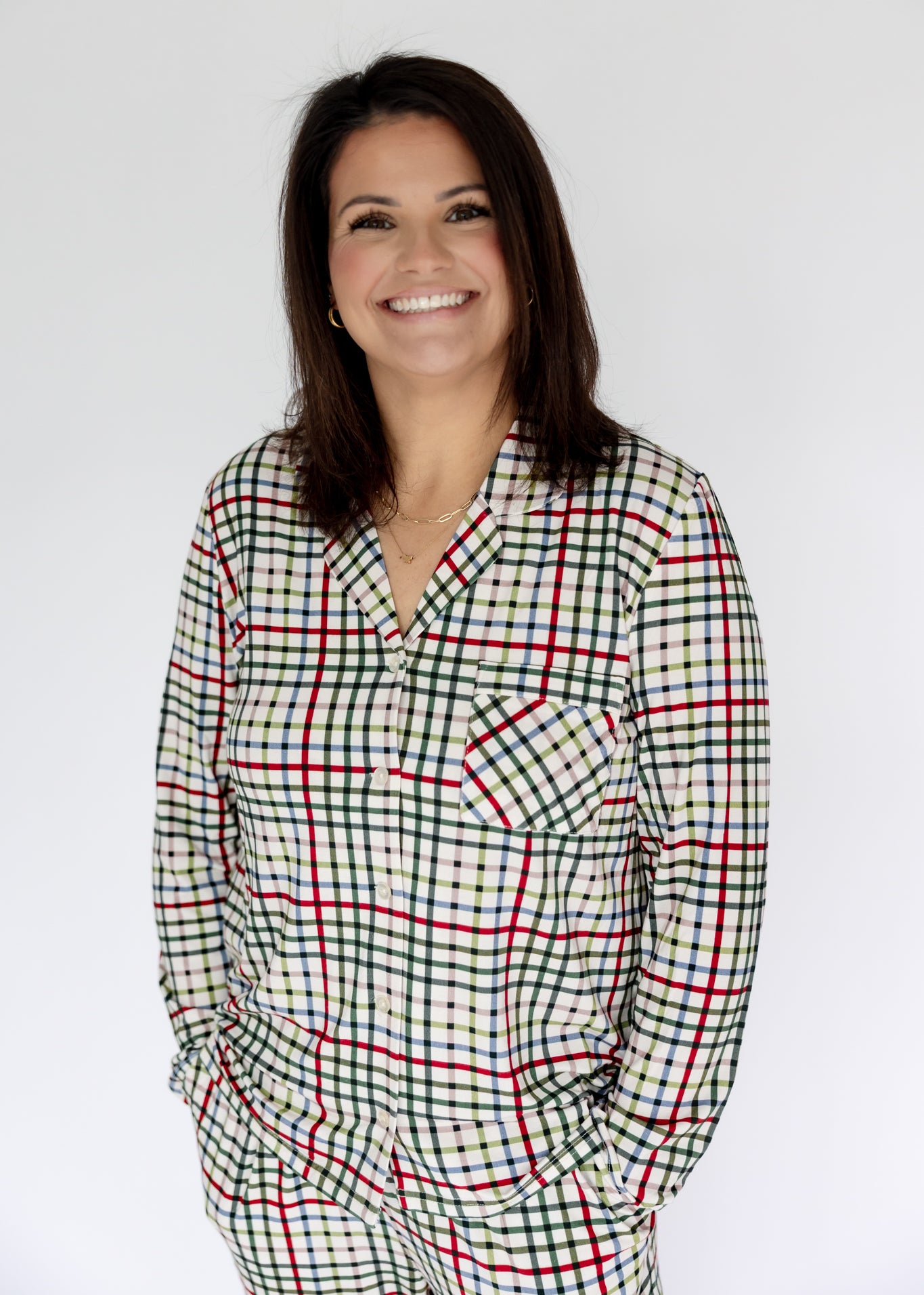 Women's Vintage Plaid Set | Remi & Capri