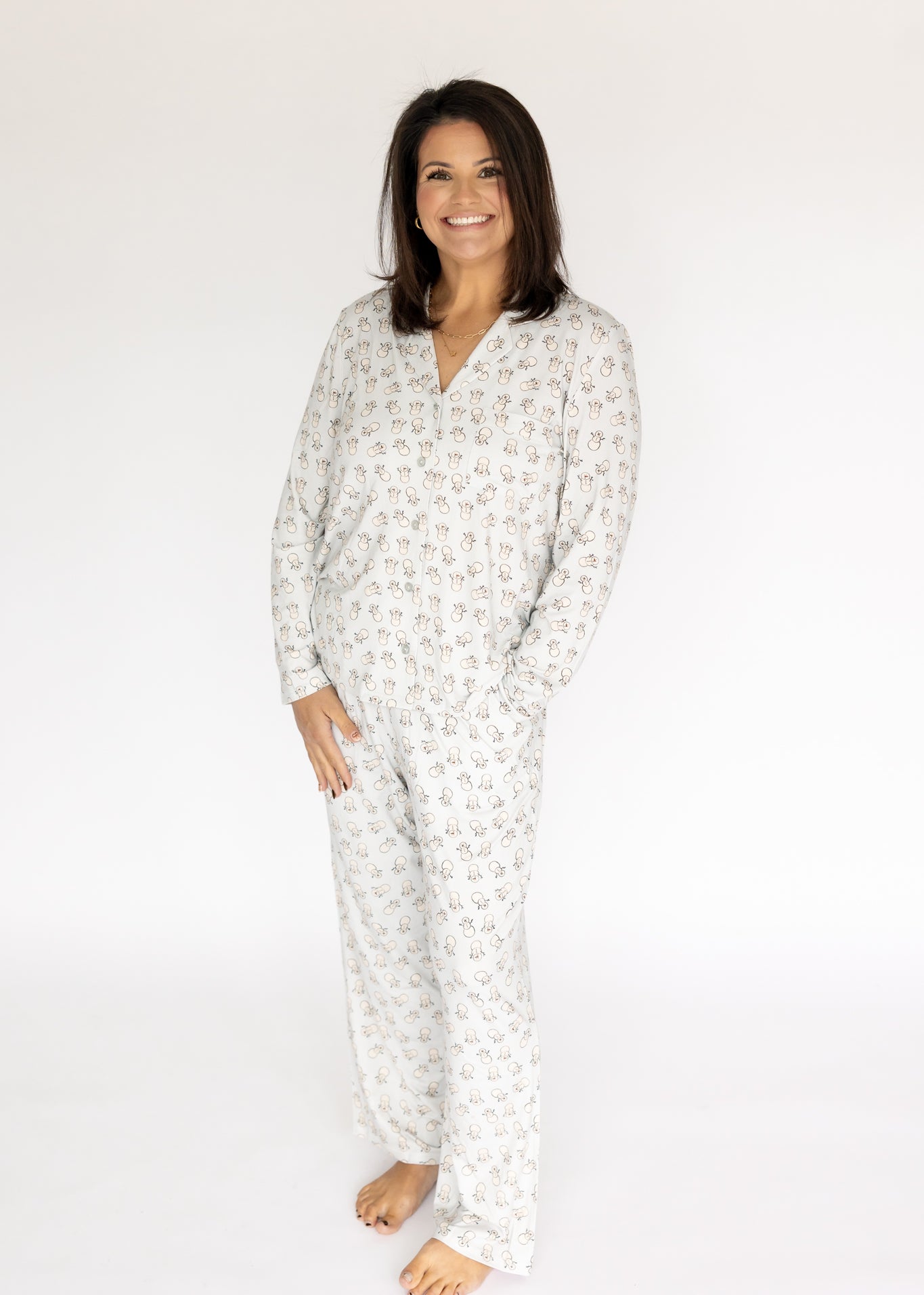 Women's Tiny Snowmen Set | Remi & Capri